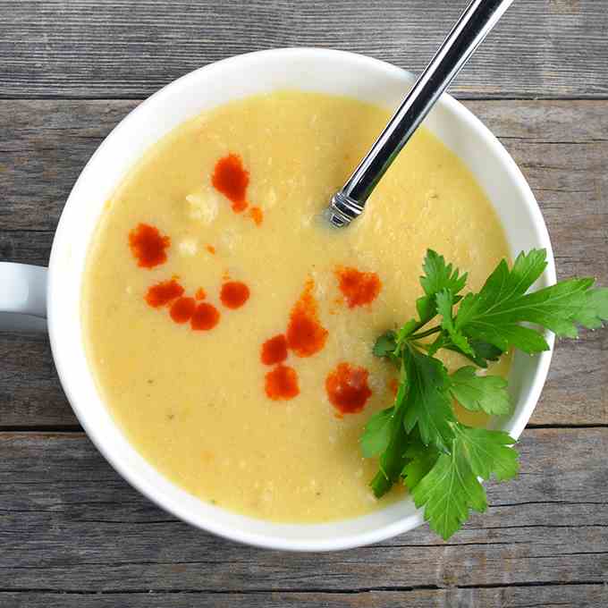 Cauliflower Cheddar Soup