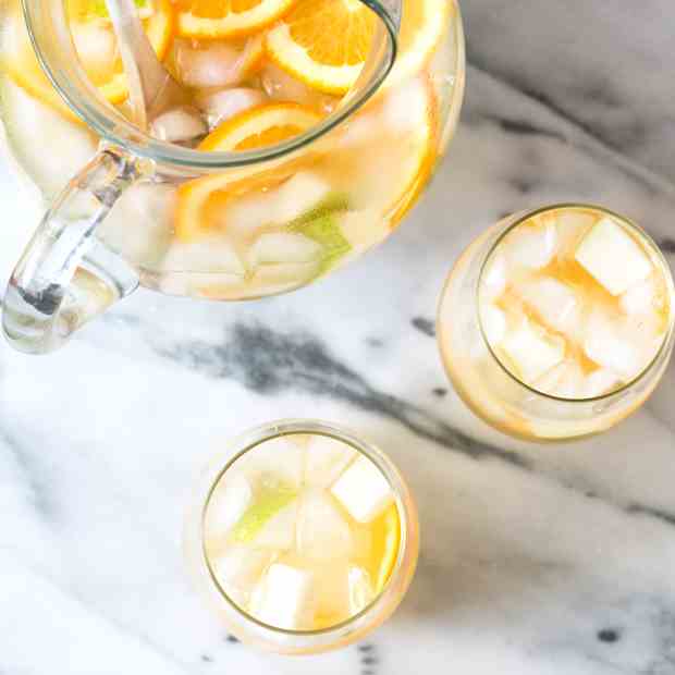 Pear Ginger White Sangria