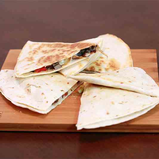 Portobello & Black Bean Quesadillas