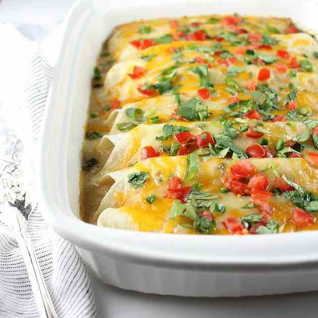 Cheesy Chicken Enchiladas