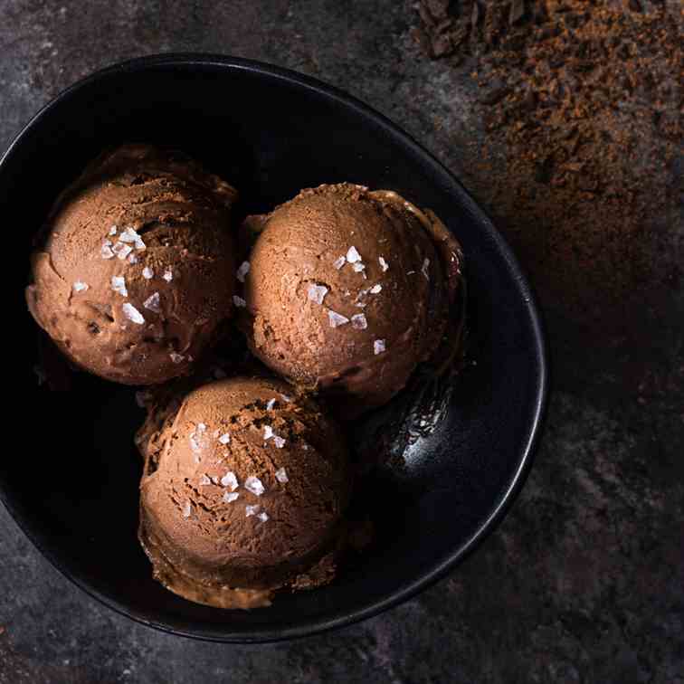 Chocolate Olive Oil Ice Cream