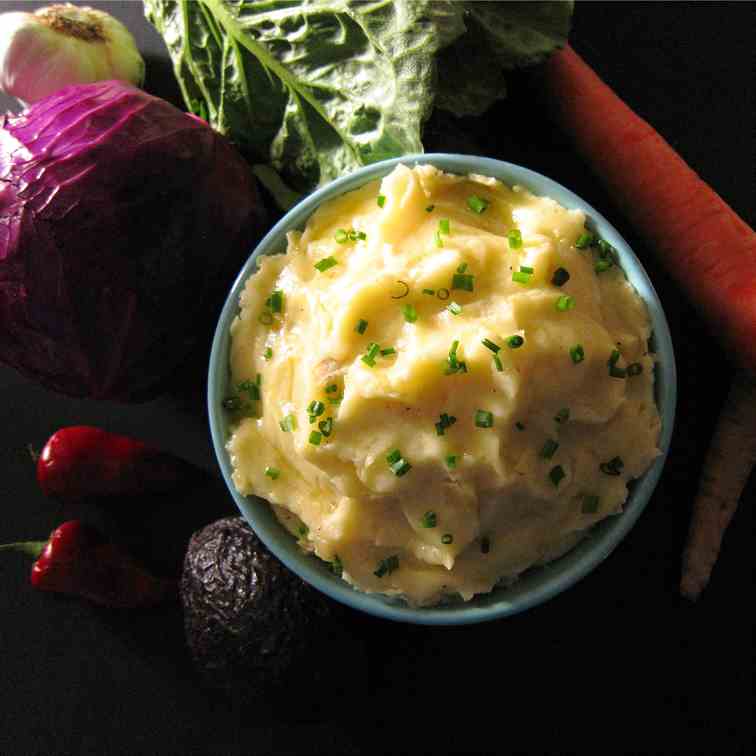 Instant Pot Mashed Potatoes and Parsnips