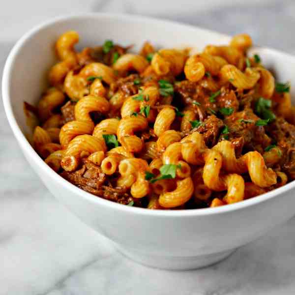 Pasta with Braised Short Ribs