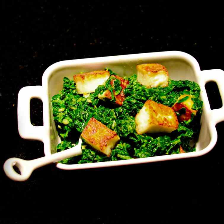 Healthier Saag Paneer