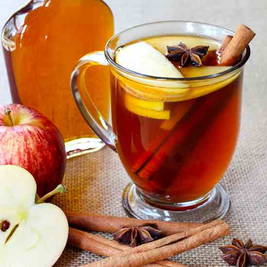 Apple Brandy Hot Toddy