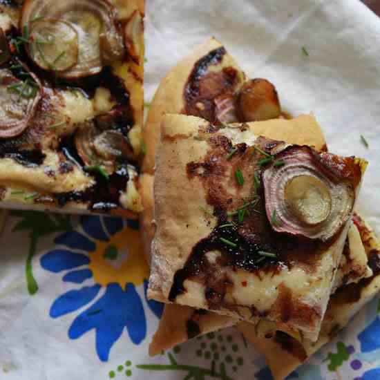 Beet and Potato Pizza