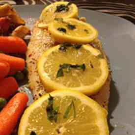 Baked Garlic Basa Fish