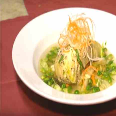 Poached Halibut with Leeks Recipe