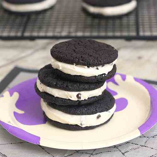 Brownie Cookie Dough Sandwiches