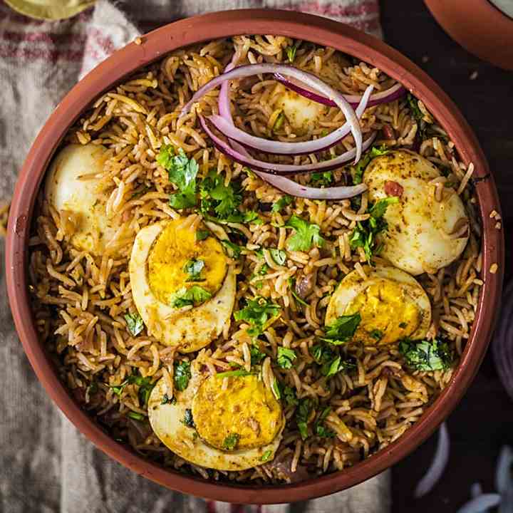 Instant Pot Egg Biryani