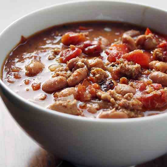 Slow Cooker Turkey Chili