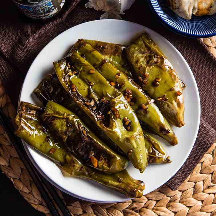 Szechuan Pan Fried Peppers