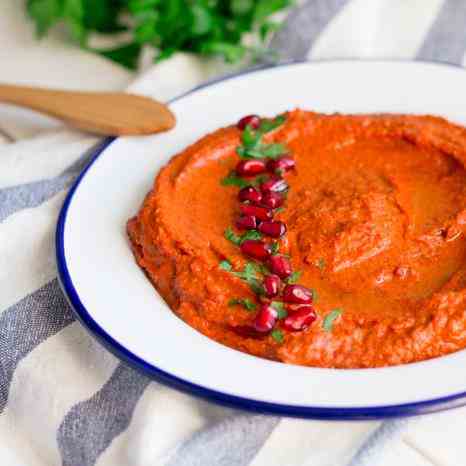 Muhammara - red pepper and walnut dip