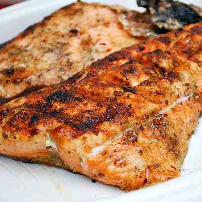 Salmon with Sweet & Spicy Rub