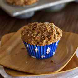 Cinnamon Oat Muffins