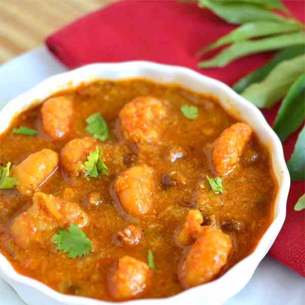 Prawns Black Chickpeas Curry