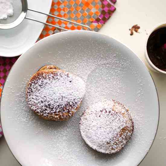 Dorayaki with Chocolate Hazelnut Spread