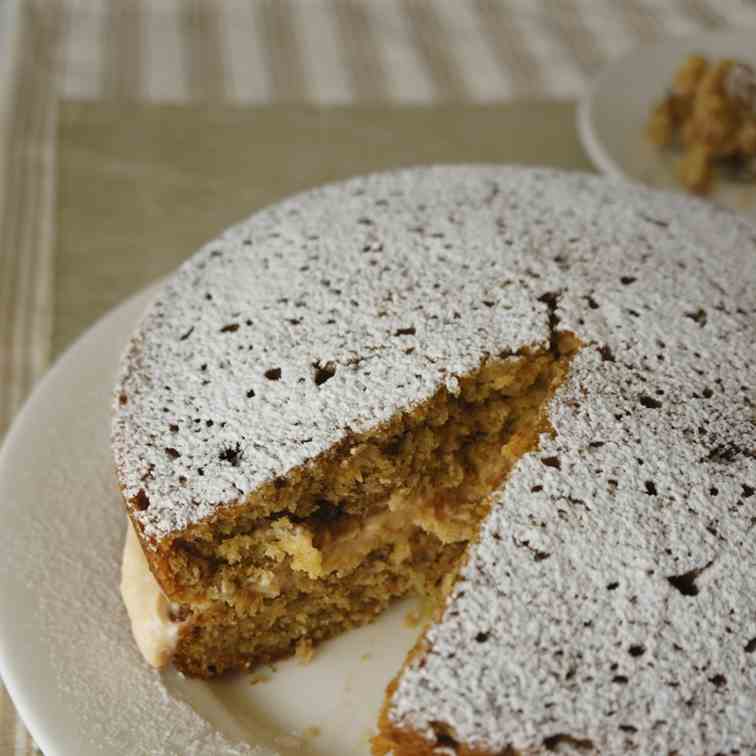 Mango, Banana and Coconut Cake