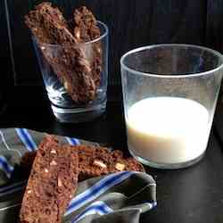 Chocolate and orange biscotti