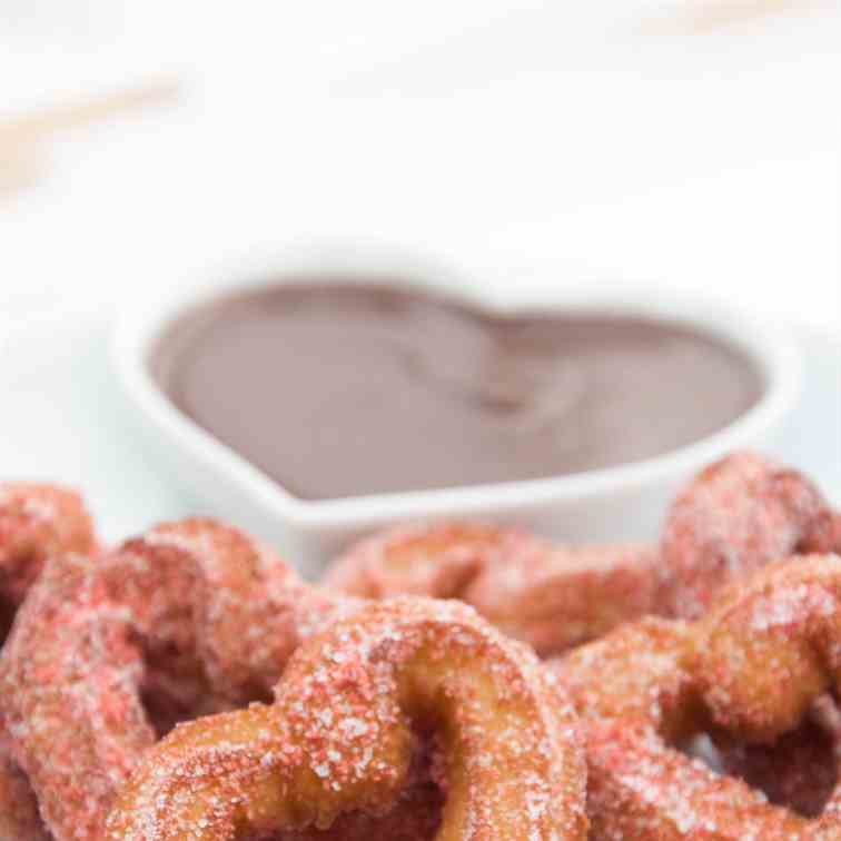 Heart-Shaped Churros