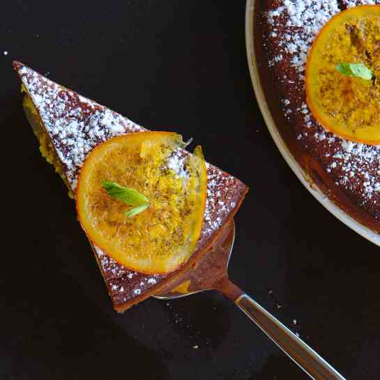 Orange and almond cake