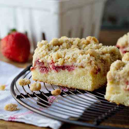 Strawberry Rhubarb Cake