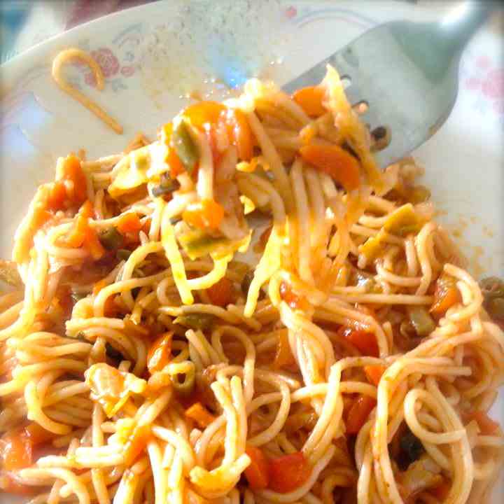 Vegetarian Spicy Maggi