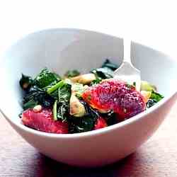 Blood Orange, Kale and Avocado Salad