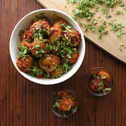 Tomato Tamarind Potatoes