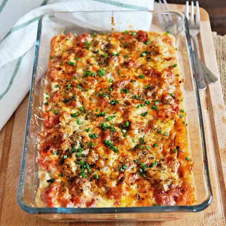 Spanish Tuna Vegetable Bake
