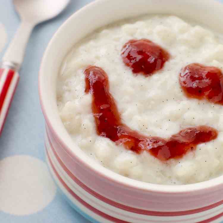 Instant Pot Vanilla - Jam Rice Pudding