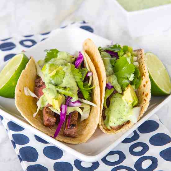 Skirt Steak Street Tacos