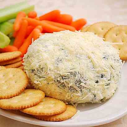 Spinach & Artichoke Cheeseball