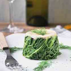 Salmon Mousse green kale
