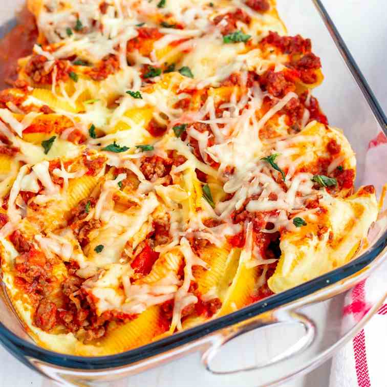 Skinnier Stuffed Shells