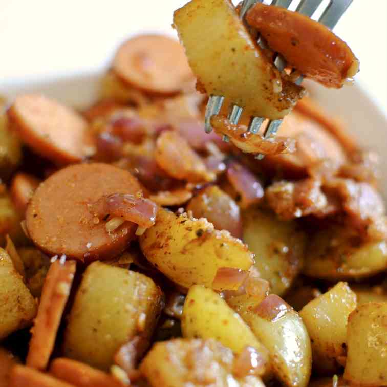 Smoked Sausage - Bacon Breakfast Potatoes