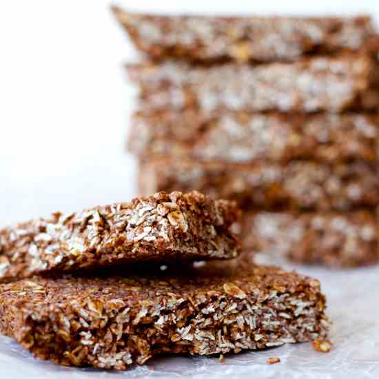 Chocolate Coconut Granola Bars