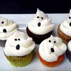 Ghost cupcakes