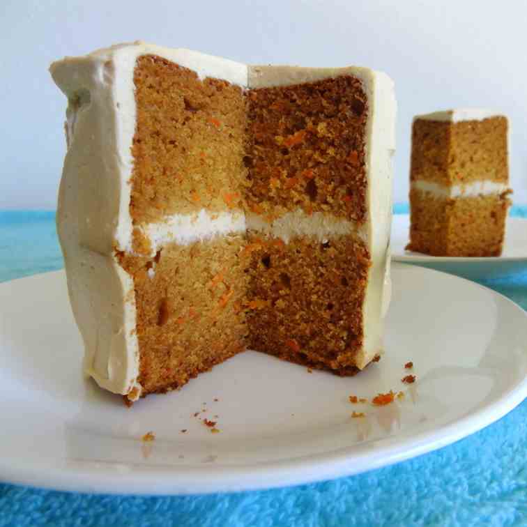 Peanut Butter Carrot Cake For Dogs