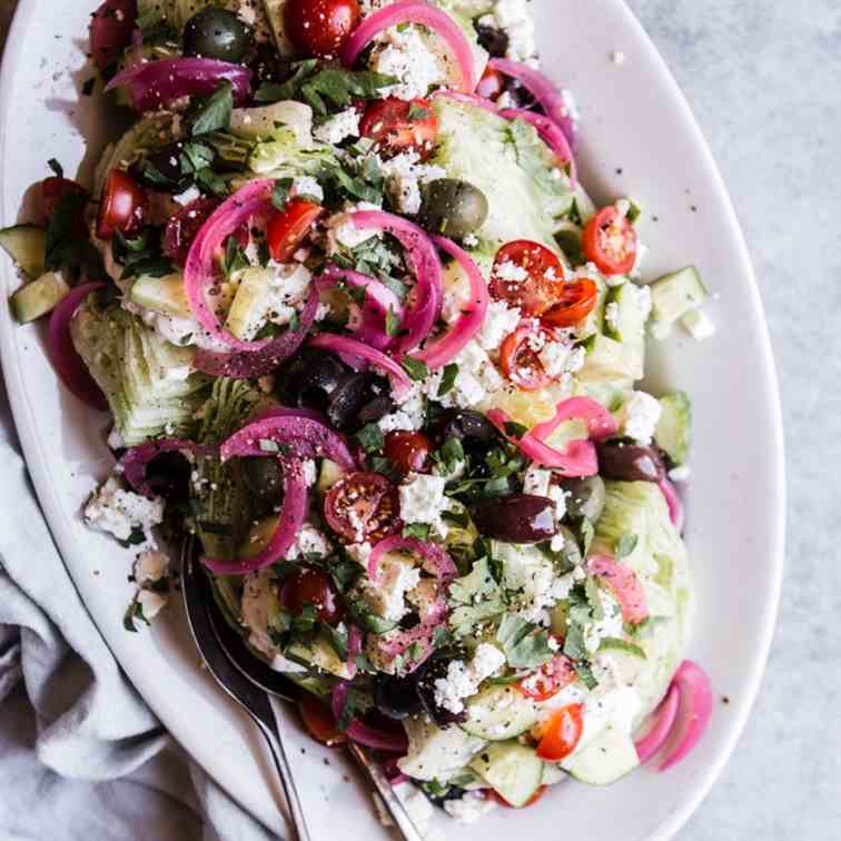Mediterranean Wedge Salad
