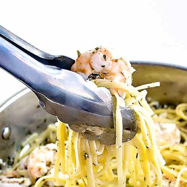 Shrimp Scampi with Linguine