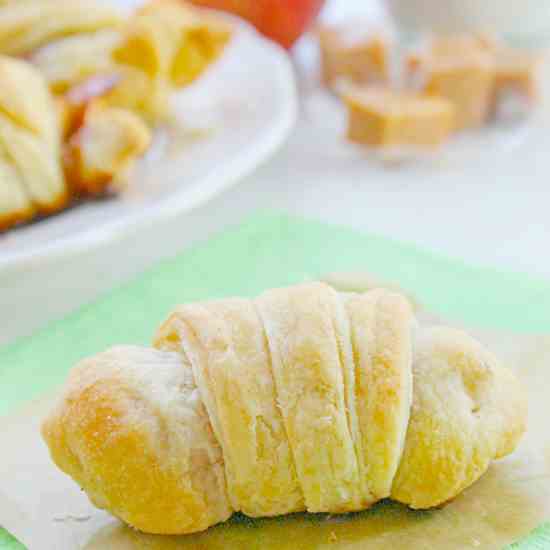 Caramel Apple Croissants