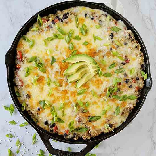 30 Minute Mexican Quinoa Skillet