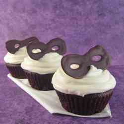 Masquerade Black Tie cupcakes