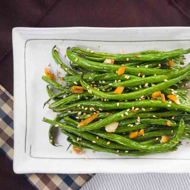 Garlic Sesame Green Beans