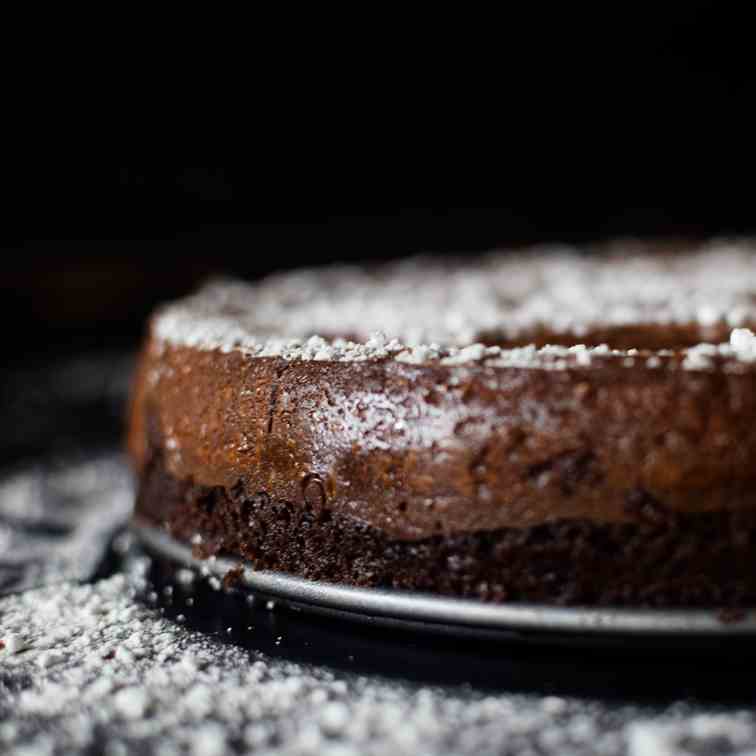 Nutella Brownie Cheesecake
