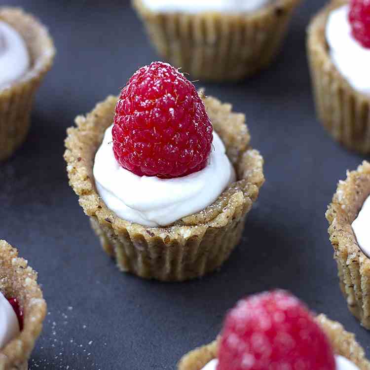 Vegan Raspberry Cream Cups