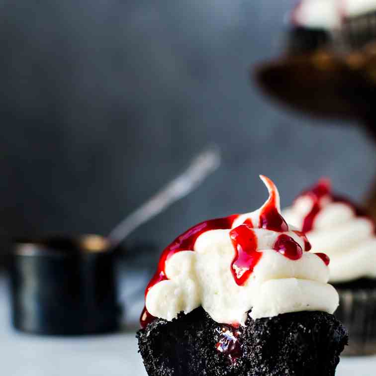 Black Velvet Cupcakes