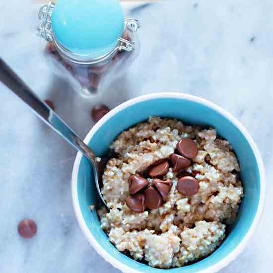 Dark Chocolate Chip Oatmeal