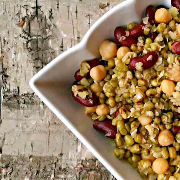 Mung beans salad 